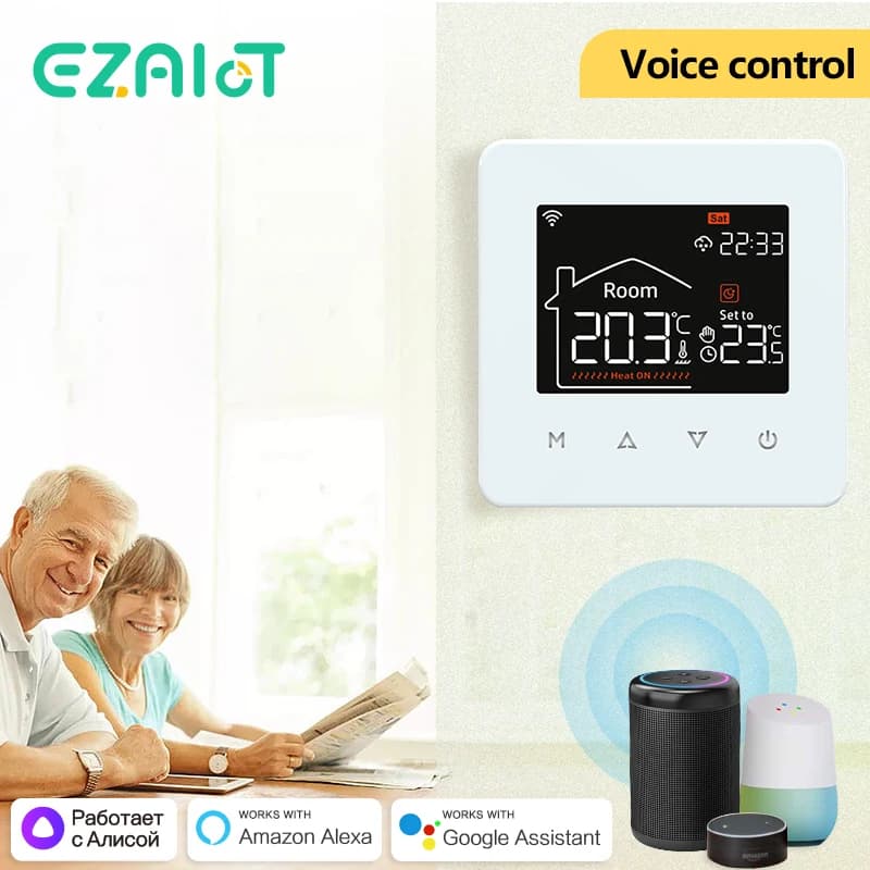 Tuya Smart Home Thermostat Water Electric Warm Floor Heating Gas Boiler WiFi Temperature Remote Controller with Google Alexa - 6
