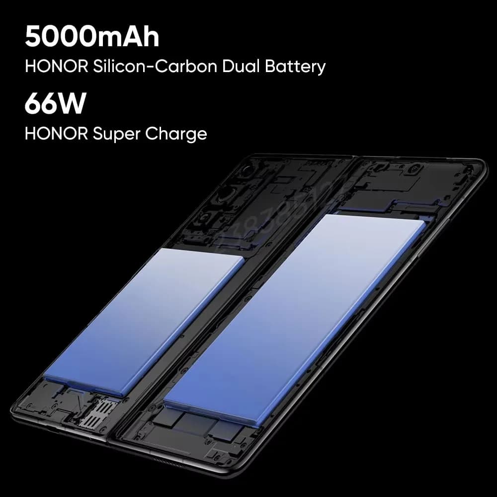 Global Version Honor Magic V2 5G Foldable LTPO OLED 120Hz Display 7.92" 50MP Rear Cameras Snapdragon 8 Gen 2 5000mAh 66W NFC - 5