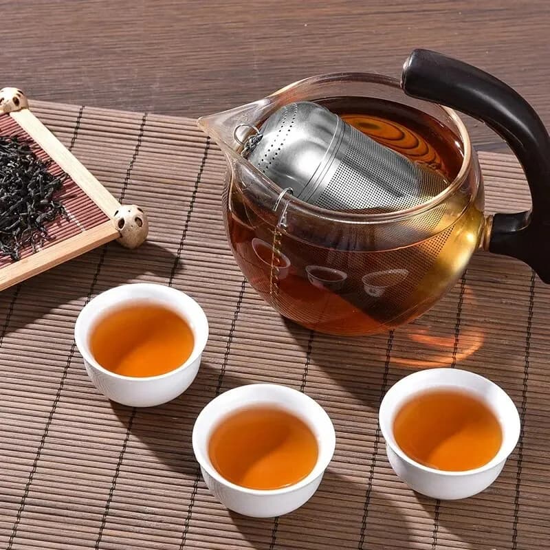 Tea Strainer Stainless Steel Tea Infuser Tea Leaves Spice Seasoning Ball Strainer Teapot Fine Mesh Coffee Filter Teaware - 5