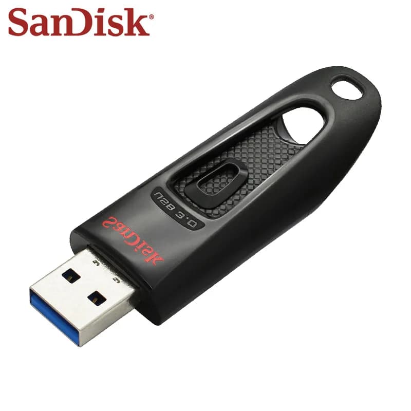 SanDisk Ultra USB 3.0 فلاش درايف 16 جيجابايت 32 جيجابايت 64 جيجابايت 128 جيجابايت 256 جيجابايت 512 جيجابايت CZ48 عالي السرعة بندريف ميني يو ستيك USB ذاكرة فلاش - 2