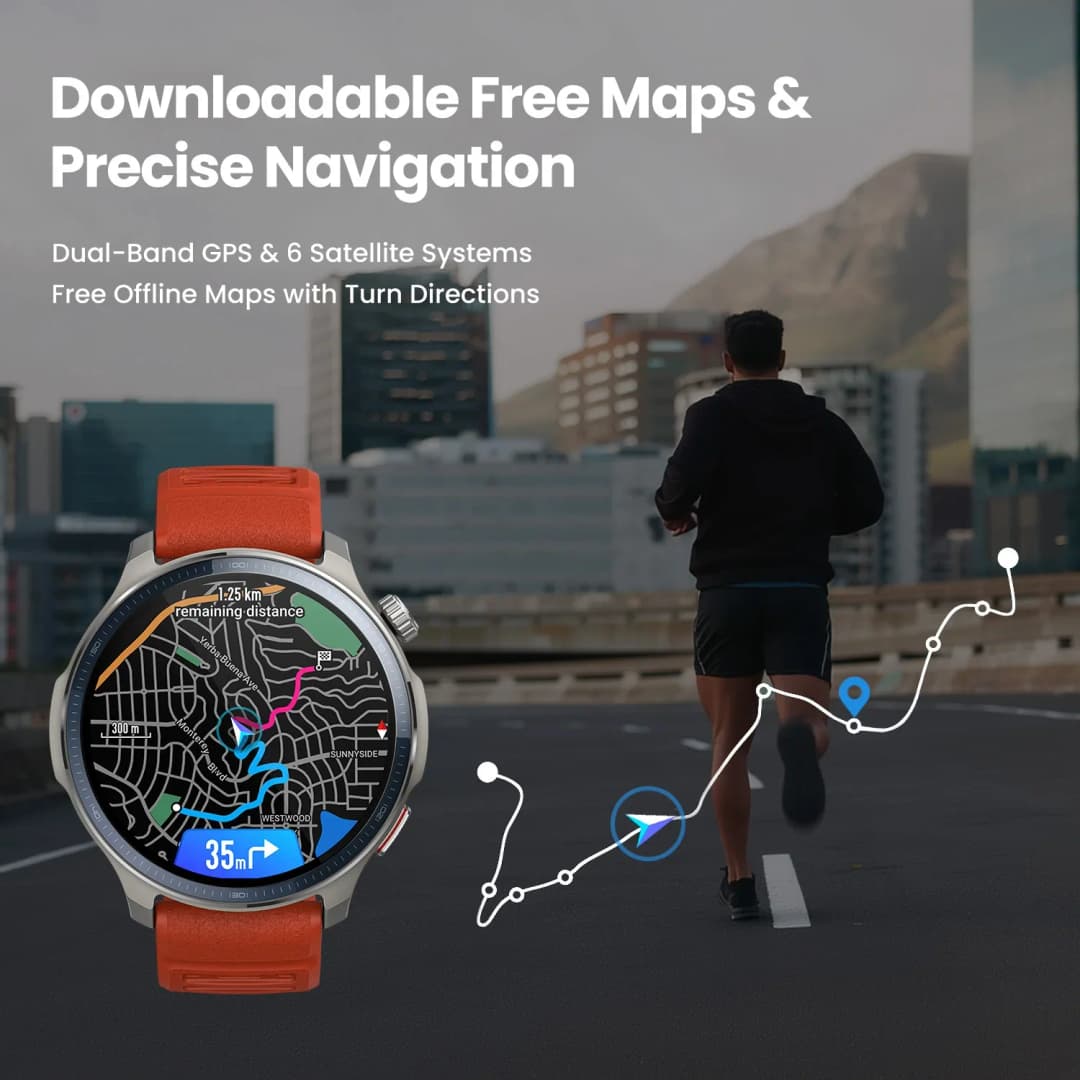 ساعة ذكية Amazfit Balance 2 مقاس 47 ملم بعمر بطارية يصل إلى 21 يومًا وأكثر من 170 تمرينًا رياضيًا - 3