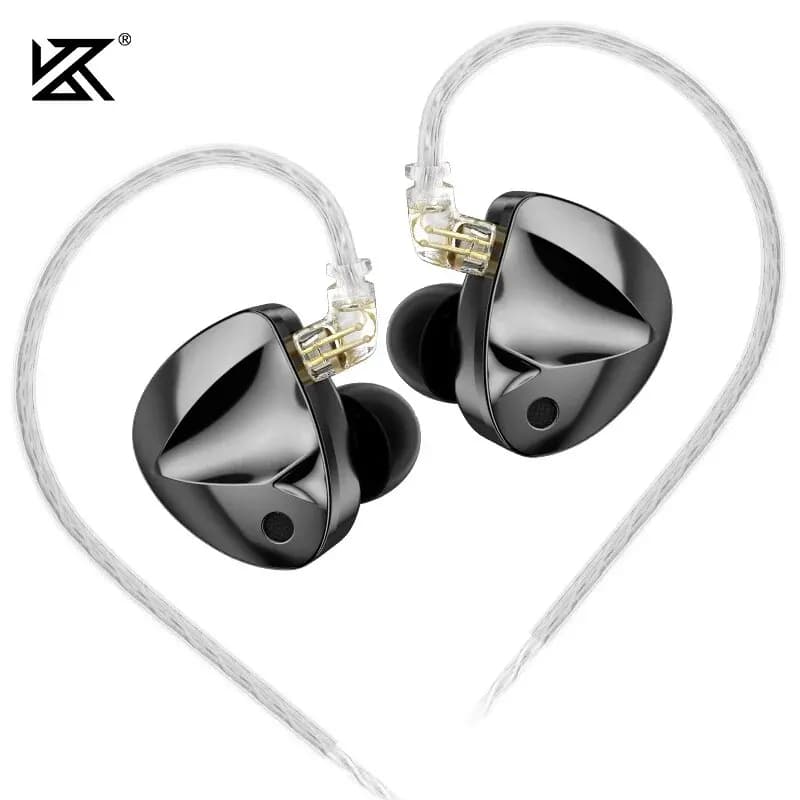 KZ D-Fi سماعات أذن هاي فاي باس سماعات أذن مونيتور 4 مستويات ضبط مفتاح سماعة رأس رياضية ستيريو صوت تقليل الضوضاء
