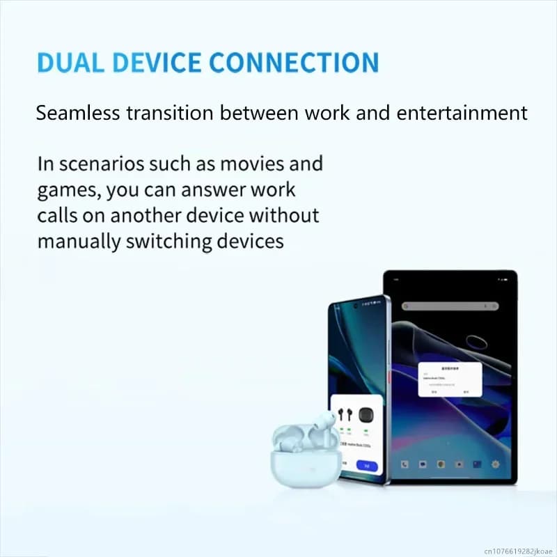 New realme Buds T200X Earphones 25dB Active Noise Cancelling Game Headphones Wireless Bluetooth 5.4 Headset 600mAh Long Standby - 6