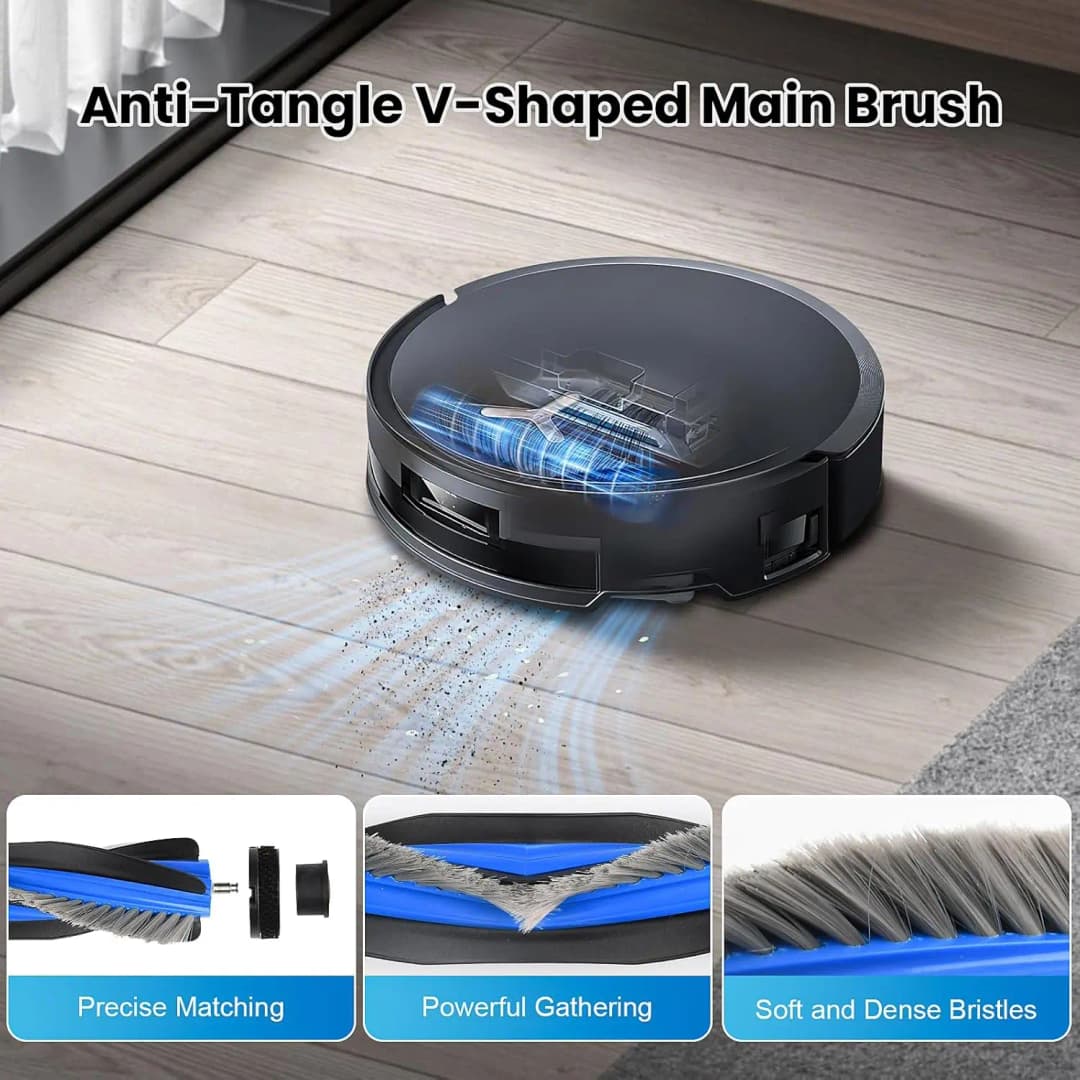 إكسسوارات ECOVACS T50 PRO OMNI / T50 OMNI فرش جانبية رئيسية مناشف ممسحة فلاتر HEPA أكياس غبار قطع غيار مكنسة روبوت - 3