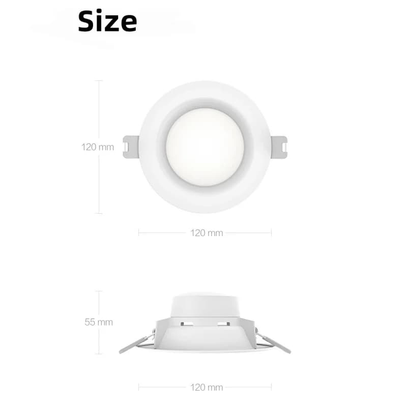 إضاءة سقف مدمجة من Yeelight، إضاءة LED، 220V، أبيض دافئ 4000K/أصفر دافئ 3000K، لغرف المعيشة والممرات وغرف النوم - 6