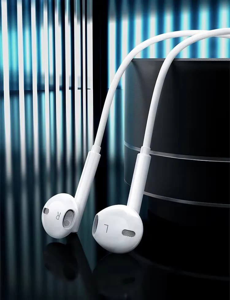 3.5mm Hifi Gaming Wired Earphones with Earphone Custom logo with Mic  for Mobile Phones 15/16 Huawei/Samsung - 2