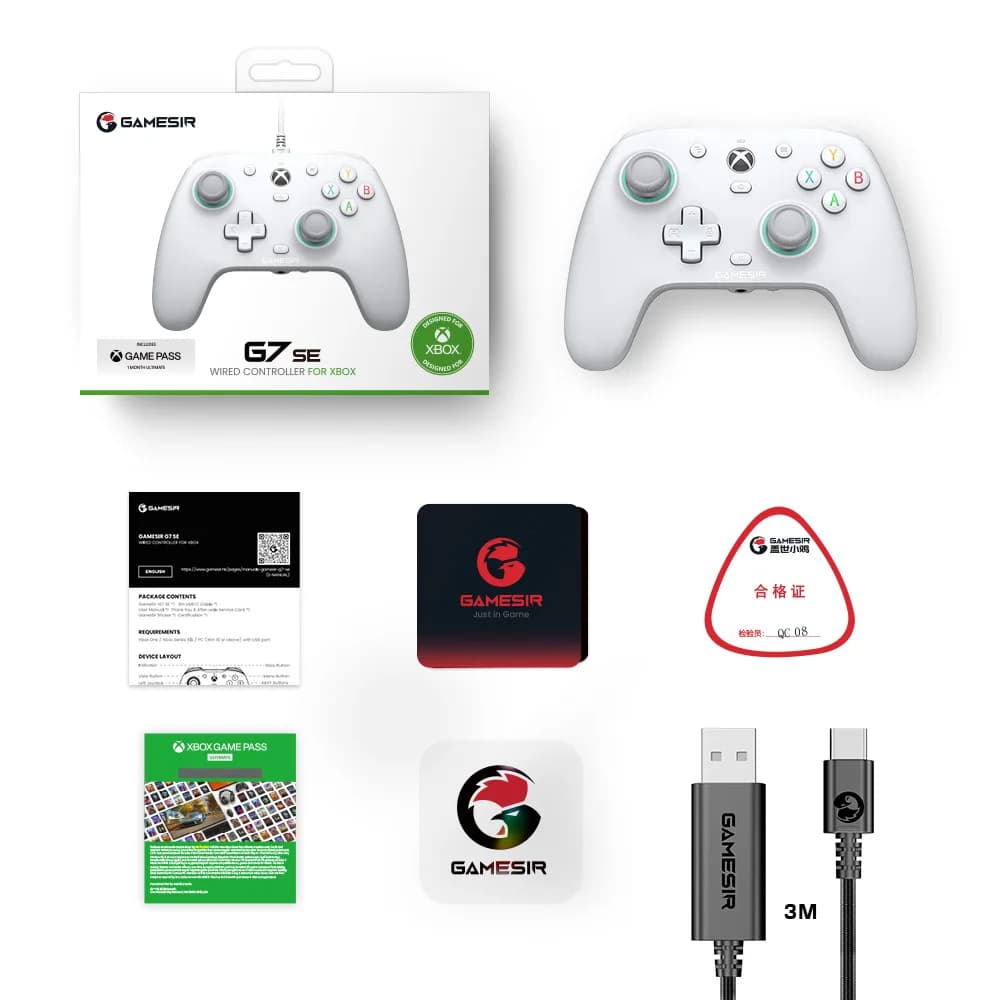 وحدة تحكم GameSir G7 SE السلكية لـ Xbox Series X وS وOne مع عصا تحكم بتأثير Hall لأجهزة الكمبيوتر - 6