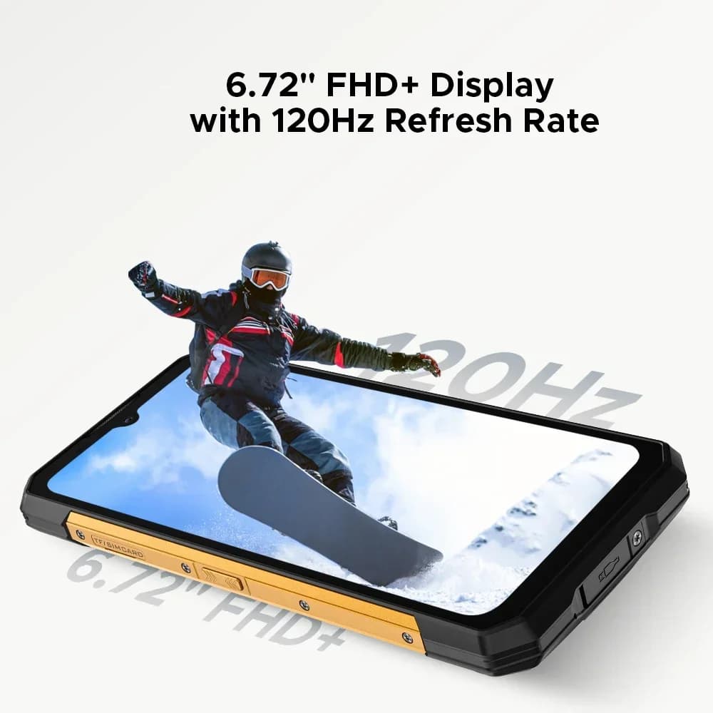 هاتف DOOGEE S200 X المتين بشاشة 6.72 بوصة IPS FHD+ ومعدل تحديث 120 هرتز ومعالج Dimensity 7050 وذاكرة 32 جيجابايت + 512 جيجابايت وبطارية 10100 مللي أمبير و5G ونظام أندرويد 14 وNFC - 6