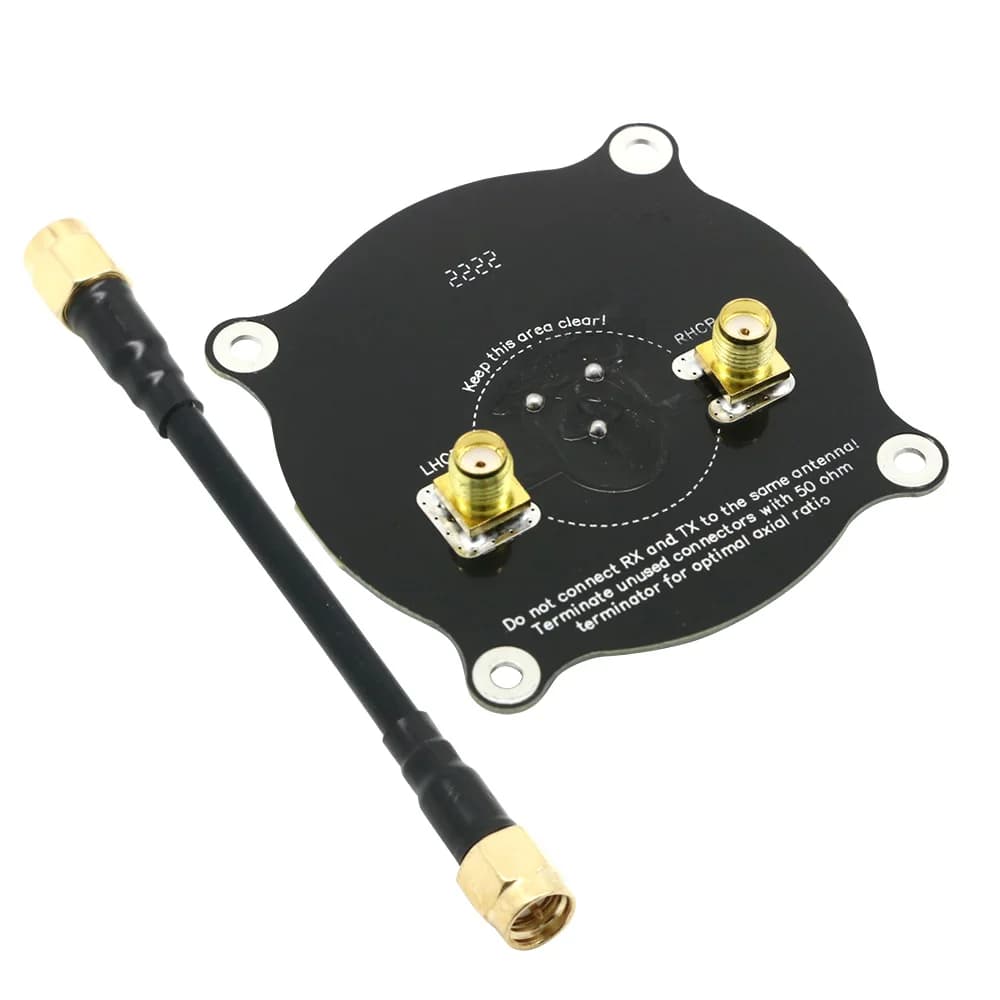 هوائي باغودا 2/ثلاثي التغذية 5.8G 5dBi 50W متعدد الاتجاهات FPV لوحة مسطحة هوائي باغودا LHCP/RHCP SMA/RP-SMA - 6