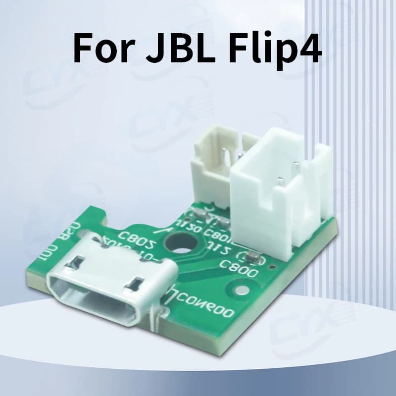 موصل لوحة إمداد الطاقة لمنفذ شحن مايكرو يو اس بي JBL Flip4 TL GG مناسب لمكبر صوت بلوتوث JBL Flip4 GG