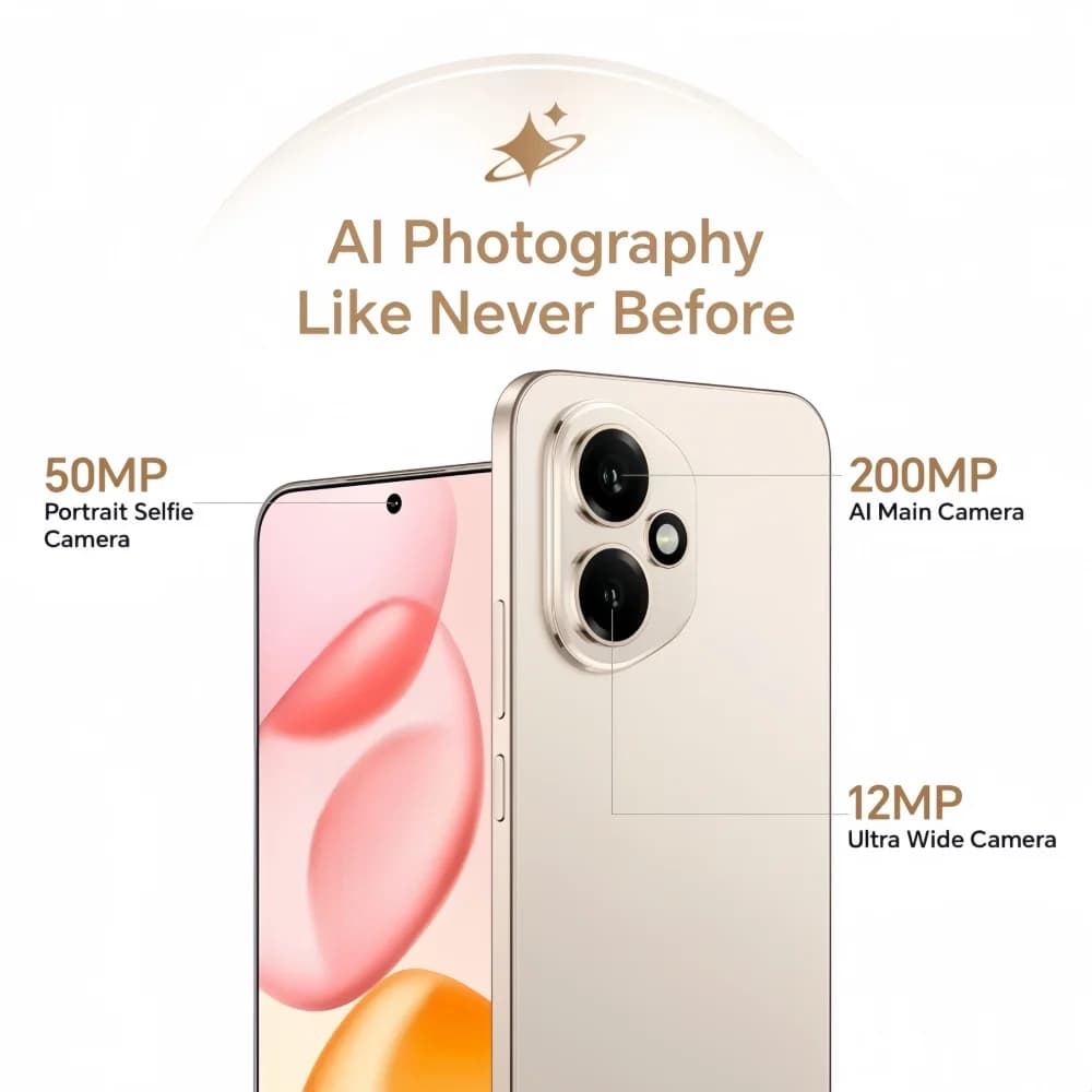 New HONOR 400 Global Version 5G Smartphone 6.55" AMOLED Display 200MP Camera Snapdragon 7 Gen 3 6000mAh Battery 80W SuperCharge - 2