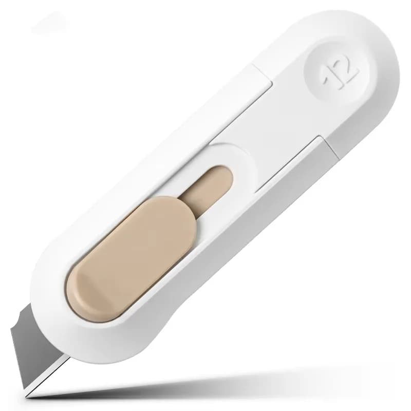 KHINSUN Portable Paper Cutter Mini Cutting Knife 4 Colors  Envelop Box Opener Easy Carry Cutters Knife Stationery - 5