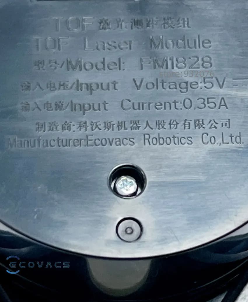 وحدة مستشعر الليزر ToF الأصلية من ECOVACS LDS FM1828 لـ DEEBOT N8 Pro T9 T8 Max T9 Power T9 AIVI قطع غيار مكنسة كهربائية روبوتية - 4