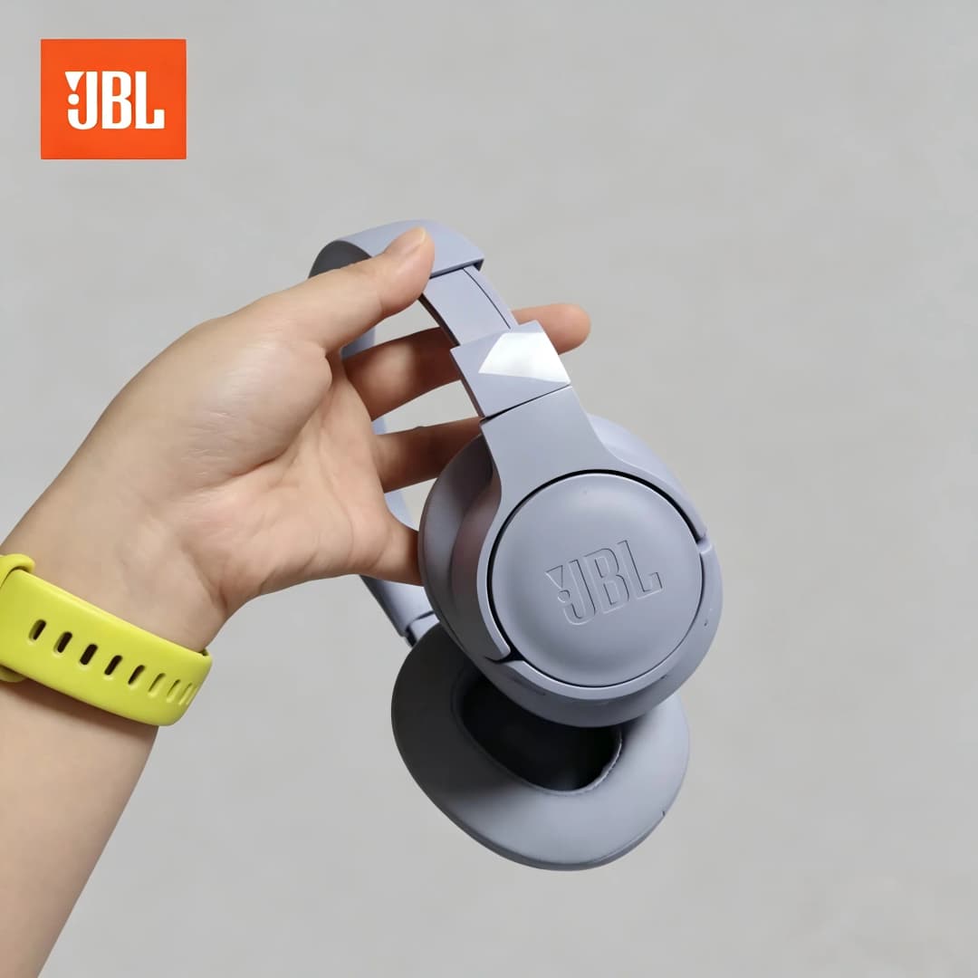 سماعات بلوتوث لاسلكية JBL Tune 770NC، عزل الضوضاء، صوت باس، سماعات رأس رياضية مع ميكروفون T770NC - 2