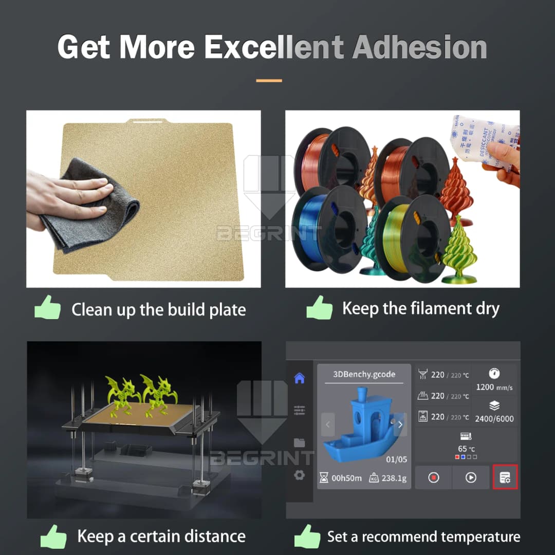 لوحة بناء Bambulab X2D ناعمة من الكربون مع نسيج Pei، لوحة طباعة محسنة لطابعة Bambu lab X2D Bamboo P2S ثلاثية الأبعاد - 4