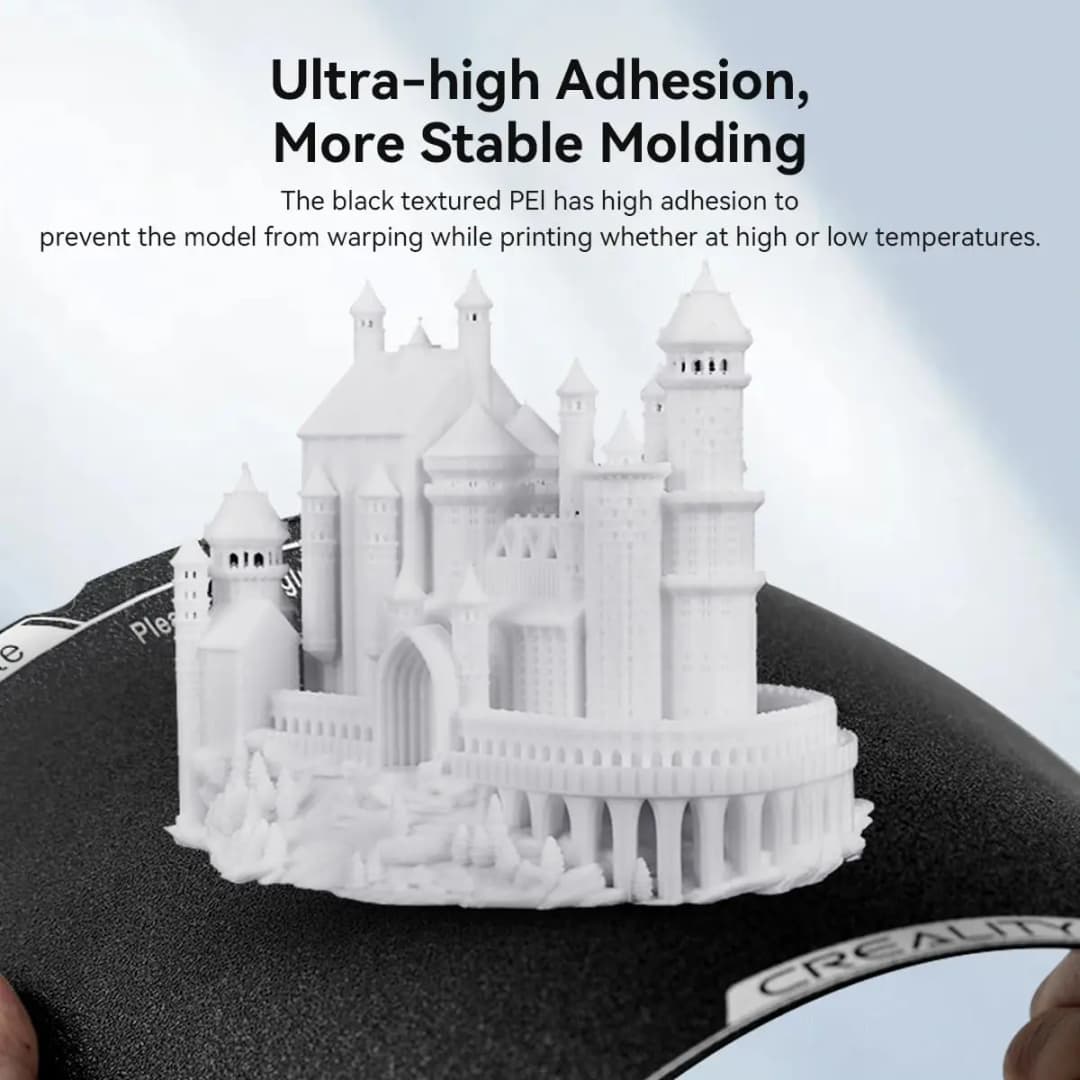 لوحة بناء رسمية من Creality K1C، ورقة PEI، منصة فولاذية مرنة وقابلة للإزالة لطابعات Ender 3S1/3S1 Pro/3V2 Neo/3V3 SE/KE K1 - 5