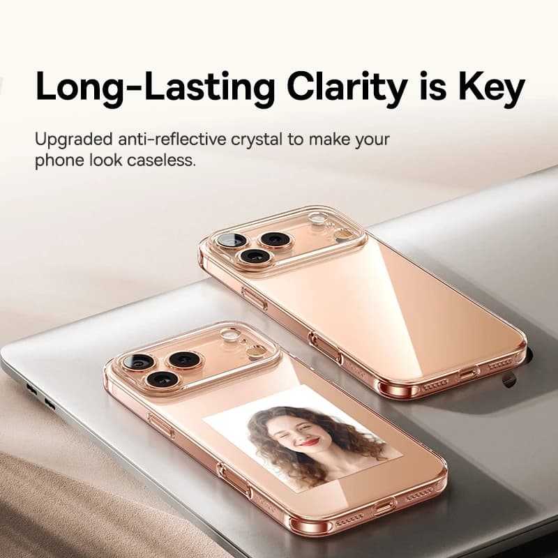 Baseus Clear TPU Case for iPhone 17 16 15 14 13 12 11 Pro Max Plus Air Soft Transparent Phone Cover Soft Thin Protective Case - 3