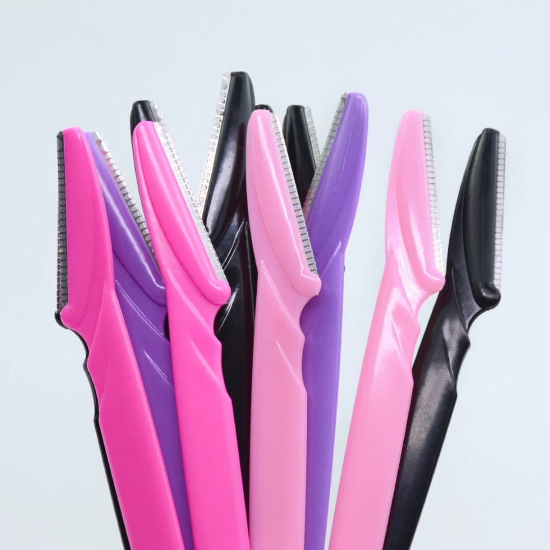 10/30/40 قطعة شفرة حواجب شفرة وجه للنساء أدوات تقشير متعددة الأغراض مع غطاء دقيق لسلامة الجمال - 2