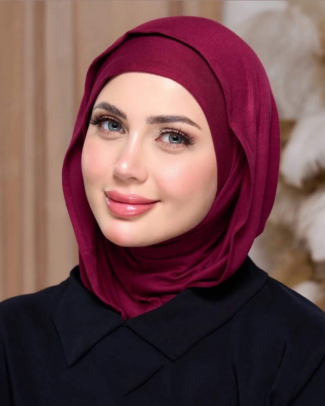 حجاب جاهز للارتداء من جيرسي، غطاء رأس فوري مسلم، غطاء رقبة مريح، حجاب خفيف - 6