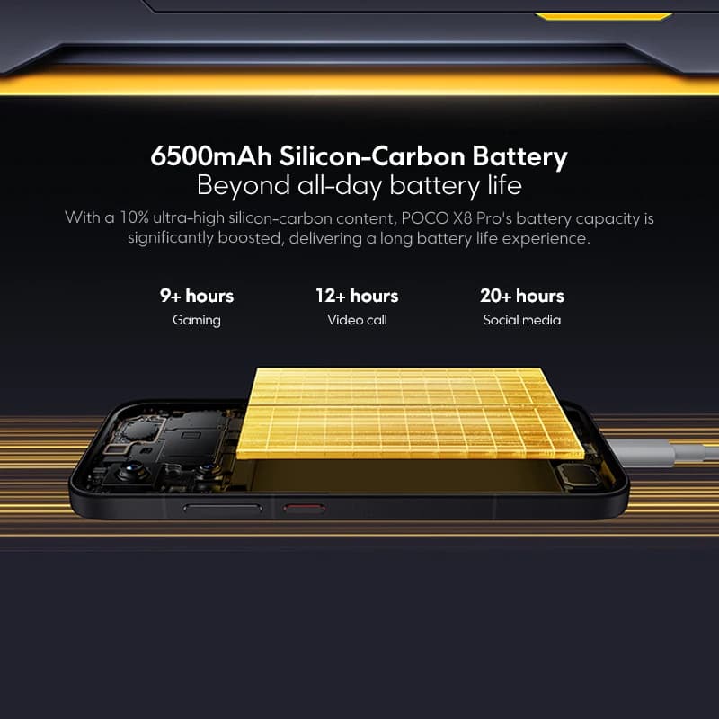 【العرض الأول عالمياً】هاتف POCO X8 Pro إصدار عالمي معالج Dimensity 8500-Ultra تابع متجرنا أضف إلى العربة أضف إلى المجموعة - 2