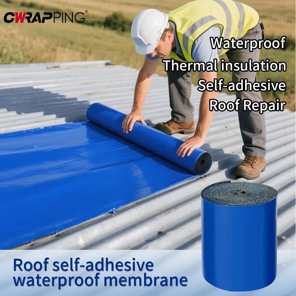 1PCS Heavy Duty Waterproof Self-adhesive Tape Roof Leak Repair Viscous Sealing Crack Resistance Heat Insulation Renovate Tool - 2