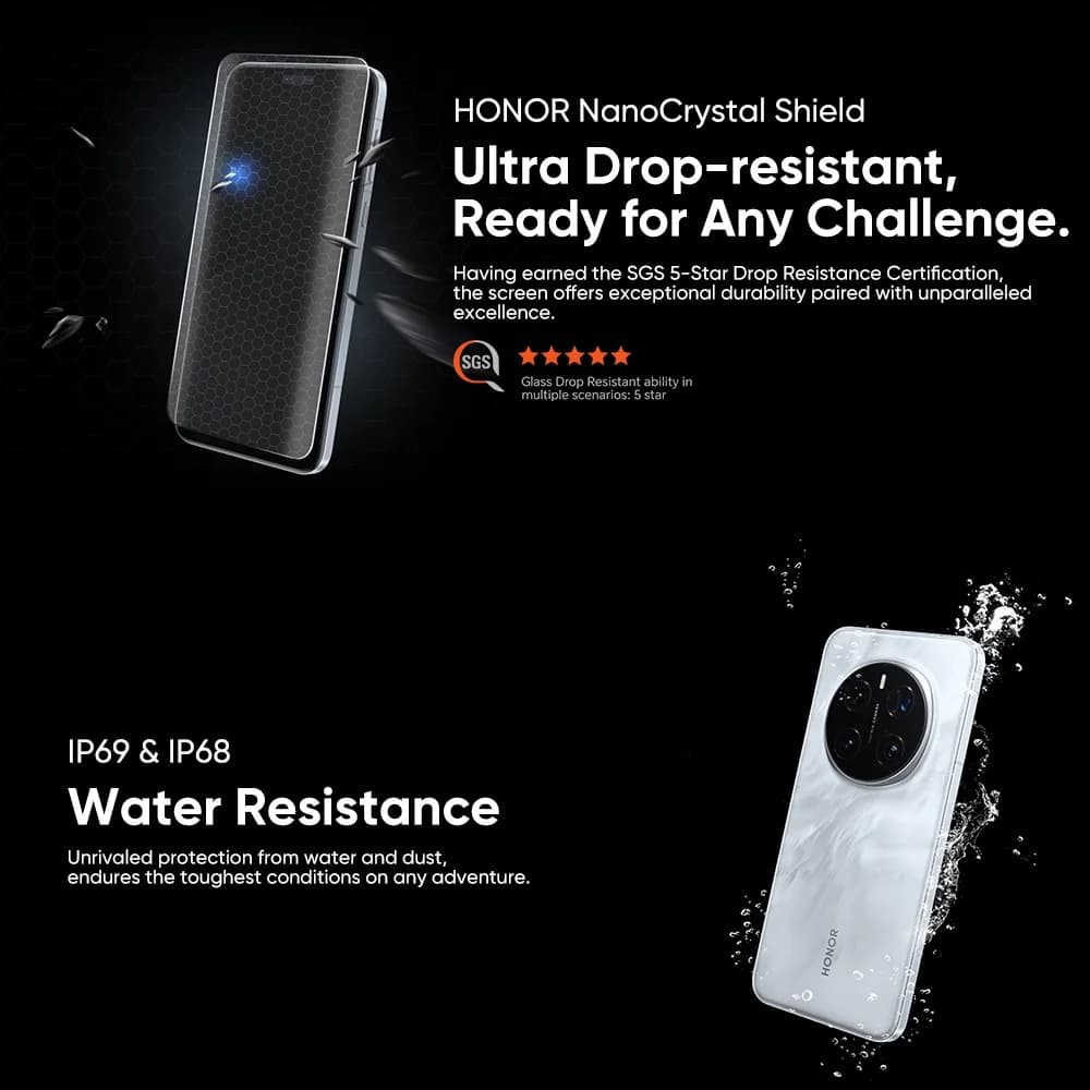 【RU Express】HONOR Magic7 Pro Global Version 5G Smartphone Magic 7 Pro Snapdragon 8 Elite 6.8'' 120Hz OLED Display 100W Charge - 6