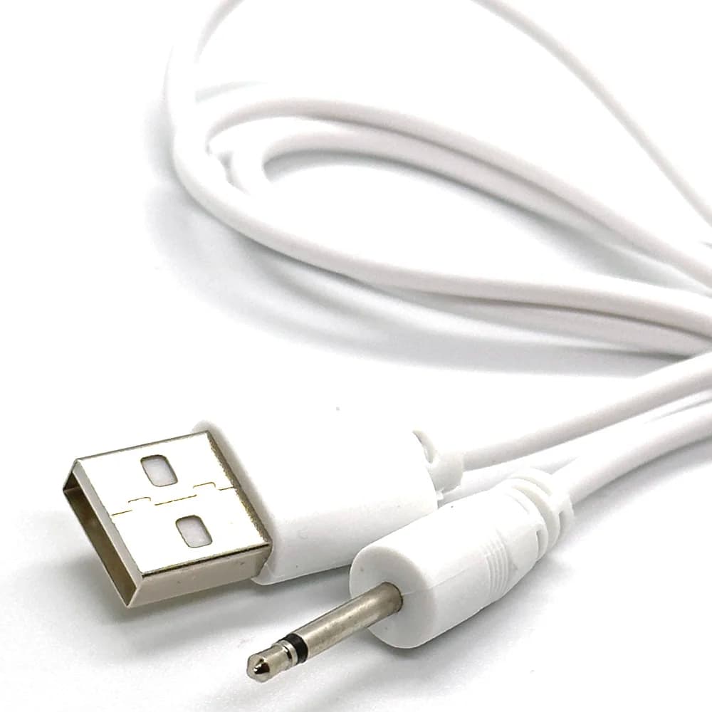 USB Power Charging Cord 2.5mm Replacement USB DC Charger Adapter for Rechargeable Massagers Fast Charging Cable - 4
