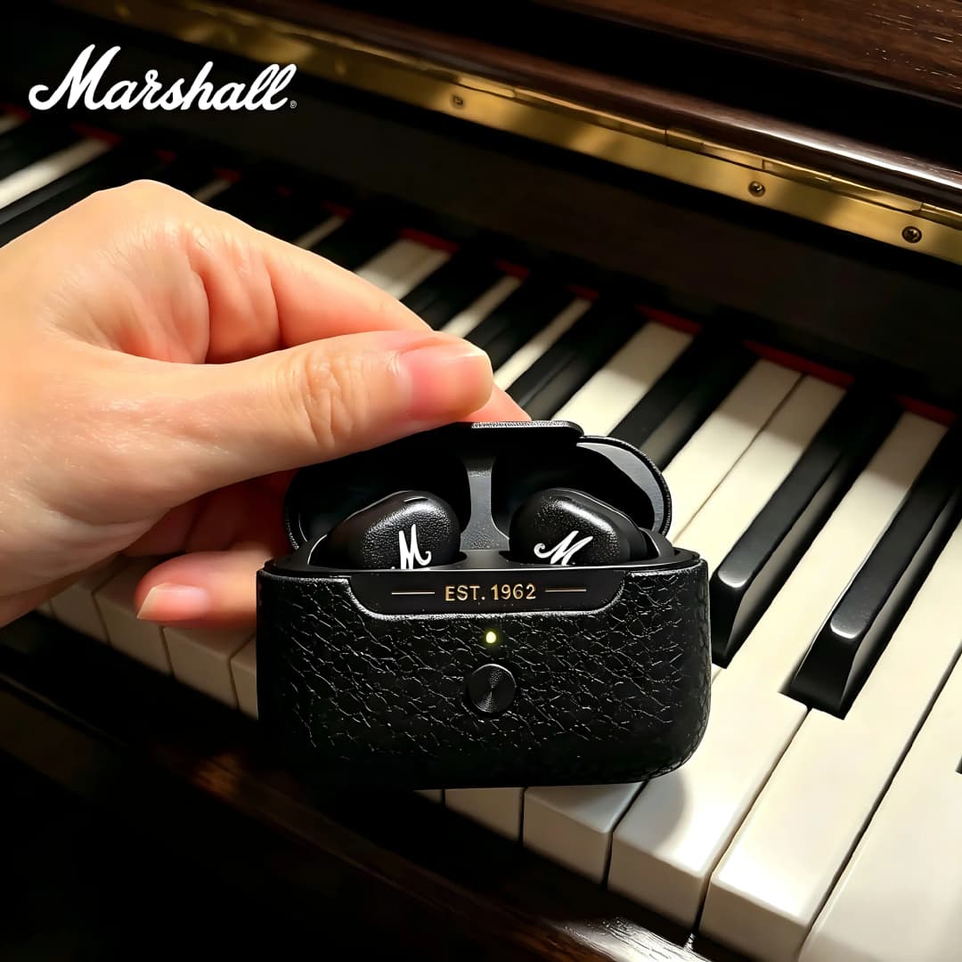 Marshall MOTIF ANC Wireless Earphone  Noise  Bluetooth  MIC Reduction Headset True Wireless In Ear Sports Music Earphone MIC - 5