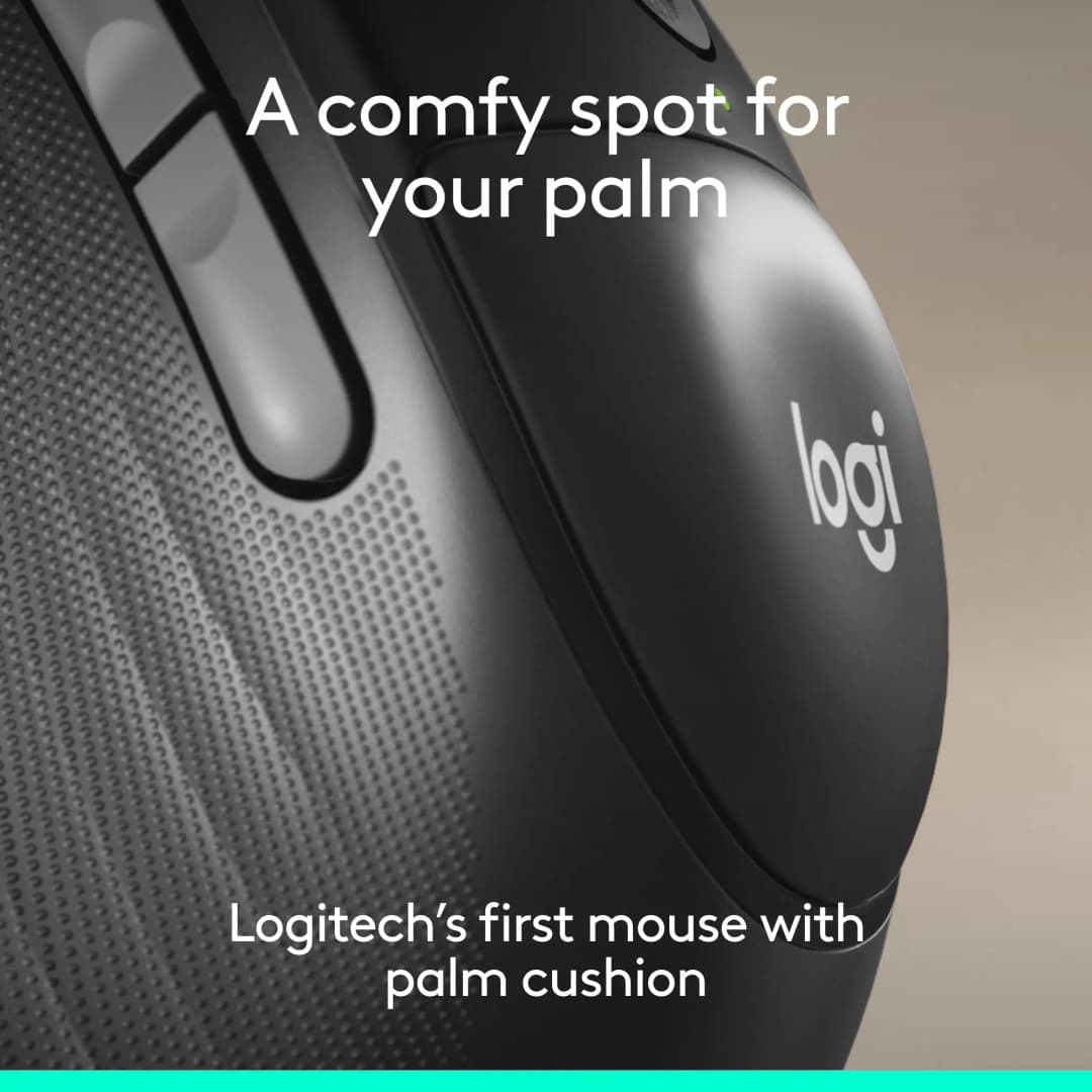 Logitech Signature Comfort Plus M850 L Wireless Mouse Bluetooth Mouse with Palm Cushion Silent Clicks - 3
