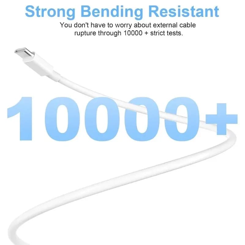 3Pcs Type C To Type C Cable 100W Super Fast Charging Phone Charger Data Wire For Samsung Xiaomi Huawei USB C Quick Charger Cable - 3