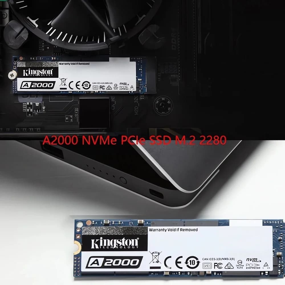 Kingston SSD A2000 NVMe PCIe M.2 2280 250GB 500GB 1TB Internal Solid State Drive Hard Disk For PC Notebook Desktop - 3