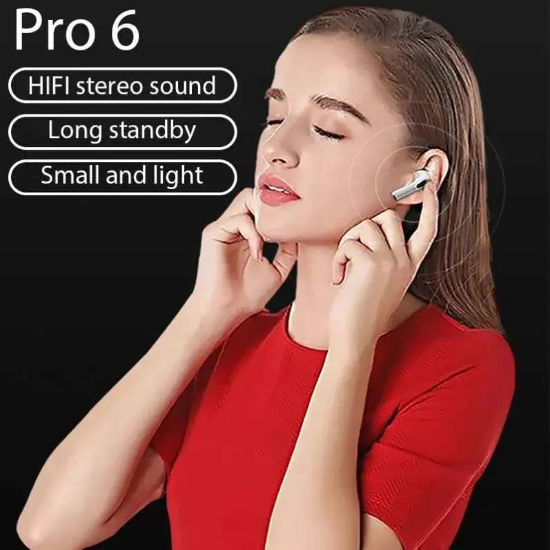 سماعات أذن BOSEbye Air Pro 6 أصلية TWS 9D HIFI، سماعات بلوتوث موسيقية لأيفون وأندرويد، سماعات رأس لاسلكية - 4
