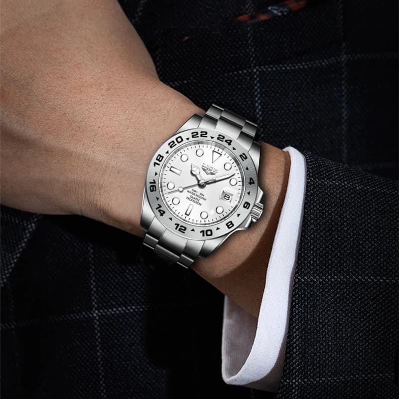 LIGE Hot Sell Men Watch Sport Mens Watches Top Brand Luxury  Military Waterproof Full Steel Quartz Clock Men Relogio Masculino - 5
