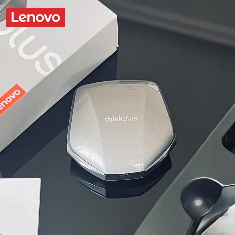 سماعات أذن لاسلكية للألعاب Lenovo XT53 بتقنية Bluetooth 5.4، سماعات أذن ذات تأخير منخفض مع شاشة LED وميكروفون مقاومة للماء - 3