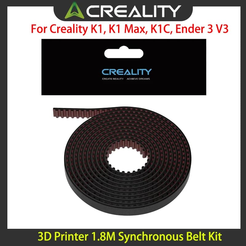 Creality Official Open Timging Belt,3D Printer 1.8M Synchronous Belt Kit for K1, K1 Max, K1C, Ender 3 V3