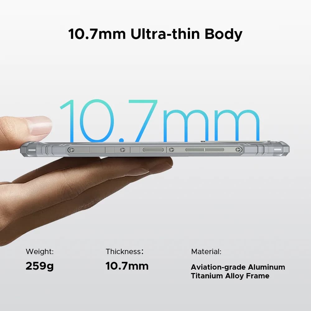DOOGEE Blade10 Pro Energy Rugged Phone 32GB 256GB 6.56” HD+ Screen 6150mAh Large Battery 50MP AI Camera Android 15 NFC - 3