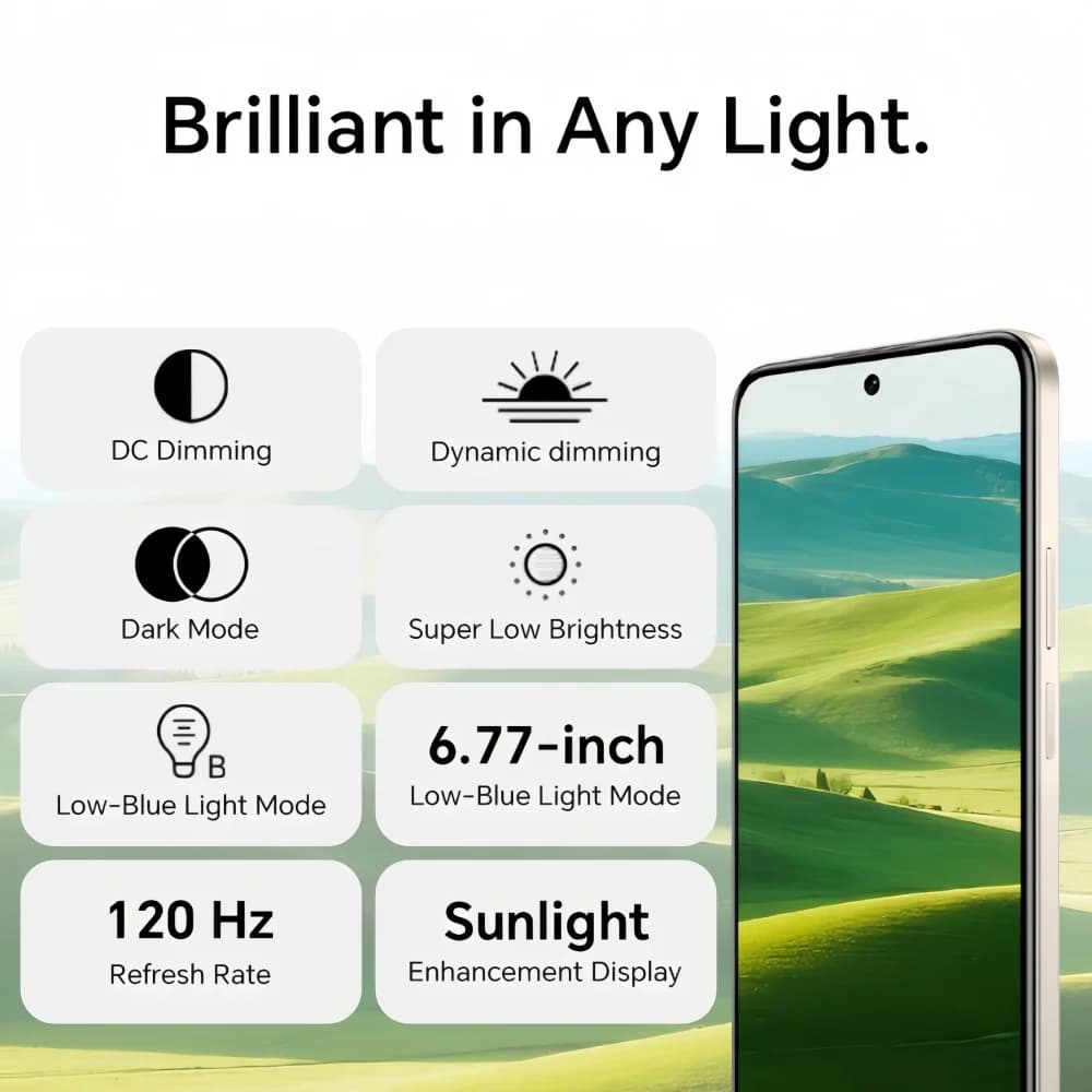 هاتف هونر 400 الذكي 5G، شاشة 6.77 بوصة بمعدل تحديث 120 هرتز، معالج سناب دراجون 6s الجيل الثالث، بطارية 6500 مللي أمبير، شحن فائق 35 واط، مقاوم للماء والغبار IP65 - 2