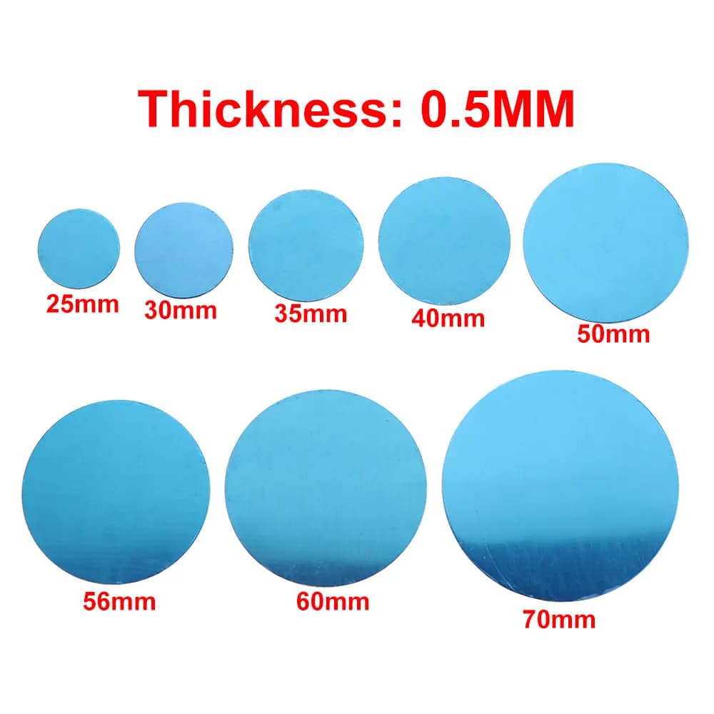 JCD 10pcs Silver Magnetic Metal Plate For Magnetic Car Phone Holder Universal Iron Sheet Stand Mobile Phone Magnet Holder Mount - 3