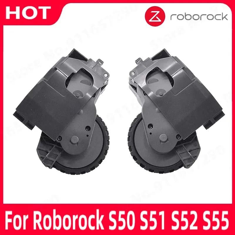قطع غيار استبدال عجلة سير يمنى ويسرى لـ Roborock S50 S51 S52 S55، إكسسوارات روبوت كنس