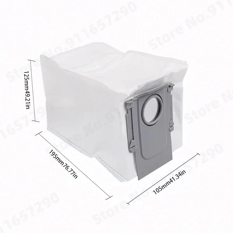 إكسسوارات Roborock Qrevo Master / Qrevo Slim لجهاز تنظيف الروبوت وفرشاة جانبية رئيسية وفلتر Hepa ومناديل تنظيف وكيس غبار وقطع غيار - 4