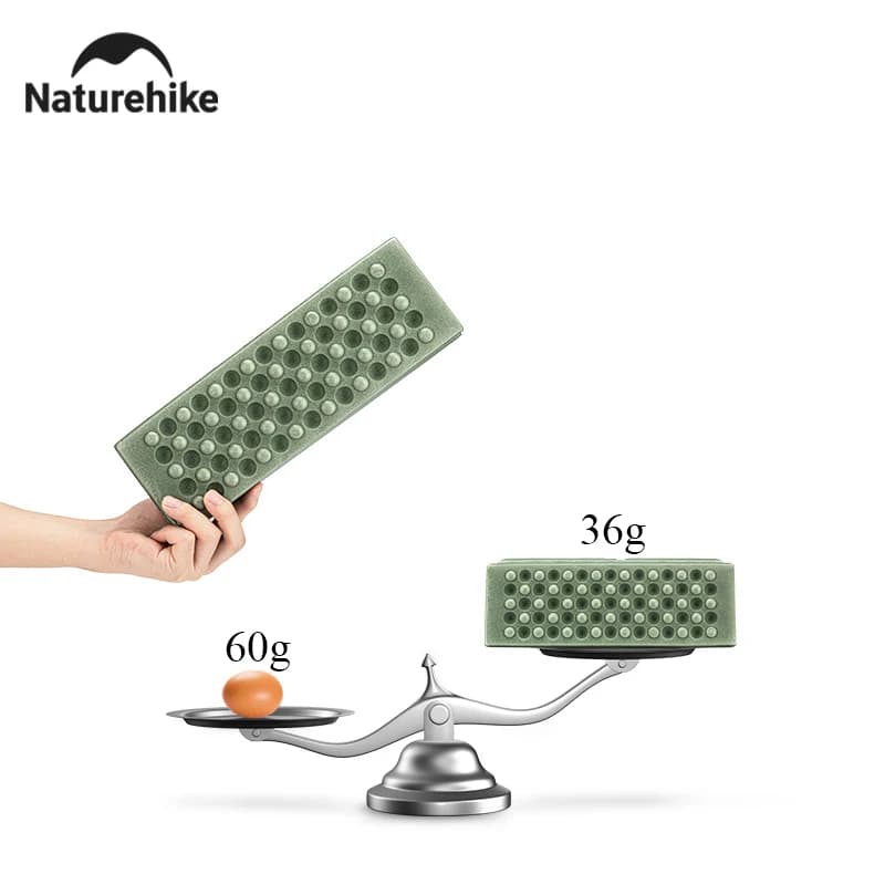 بساط تخييم من Naturehike خفيف الوزن قابل للطي بساط صغير محمول قابل للطي بساط نزهة خيمة بساط نوم بساط شاطئ للمشي لمسافات طويلة في الهواء الطلق - 4