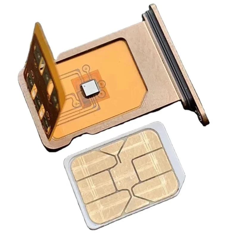 محول بطاقة USIM لفتح الهاتف المحمول لـ iPhone 13/12/11/Pro Max/XR Pro، قارئ بطاقات SIM مزدوج