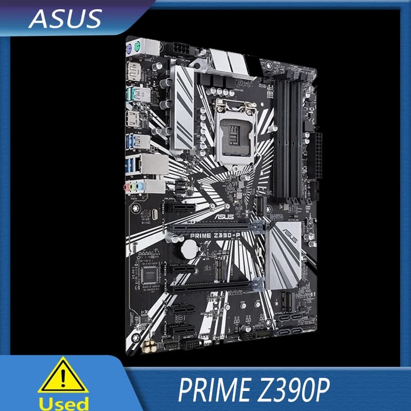 لوحة أم ASUS PRIME Z390-P تدعم معالجات الجيل الثامن والتاسع LGA 1151 DDR4 - 3