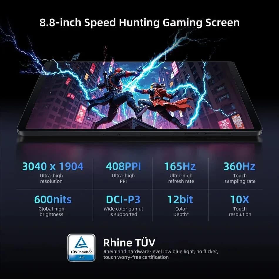 لينوفو ليجيون Y700 2025 سي ان اندرويد باد الجيل 4 TB322FC تابلت ألعاب 12/256 جيجا بايت 16/512 جيجا بايت سنابدراجون 8 ايليت 8.8 بوصة 165 هرتز 7600 مللي أمبير تابلت - 5