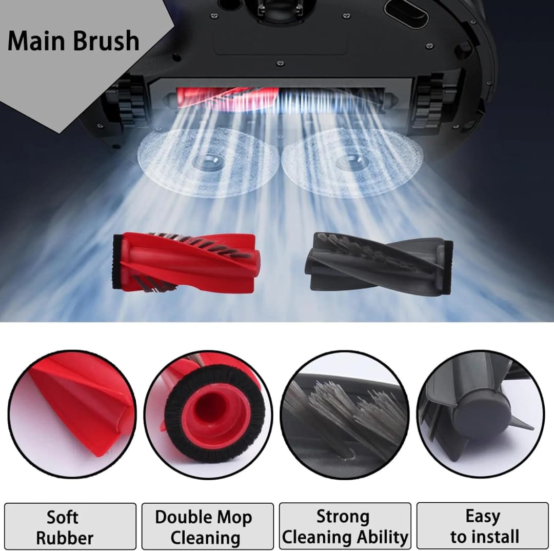 Roborock Saros 20 Robot Vacuum Cleaner Accessories Main Side Brush Mop Cloth Hepa Filter Dust Bag Replacement Spare Parts - 3
