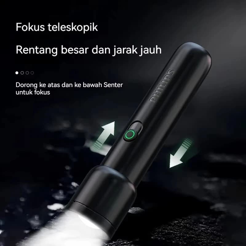 Philips كشاف Sfl 1123 EDC محمول قابل لإعادة الشحن LED للجميع للدفاع الشخصي والتخييم والمشي لمسافات طويلة - 3