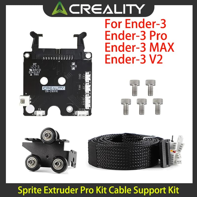 Creality Official 3D Sprite Extruder Professional Kit Cable Support Kit, Suitable For Ender-3/Ender-3 Pro/Eder-3 MAX/Eder-3 V2