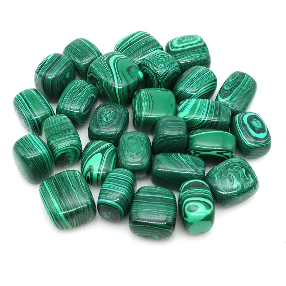 Malachite Turquoise Natural Tumbled Stone Healing Crystal Reiki Bulk Gem Quartz Mineral Specimen Tank Aquarium Garden Home Decor - 3
