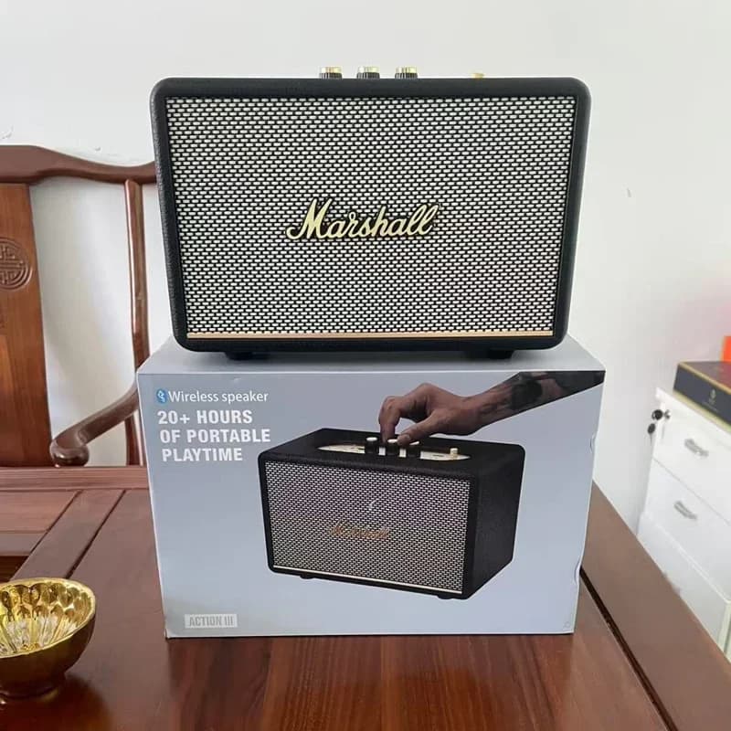 Marshall ACTON3 Portable Bluetooth Speaker Deep Bass Powerful Sound Stereo Wireless Speaker IPX4 Waterproof for Party Outdor - 3