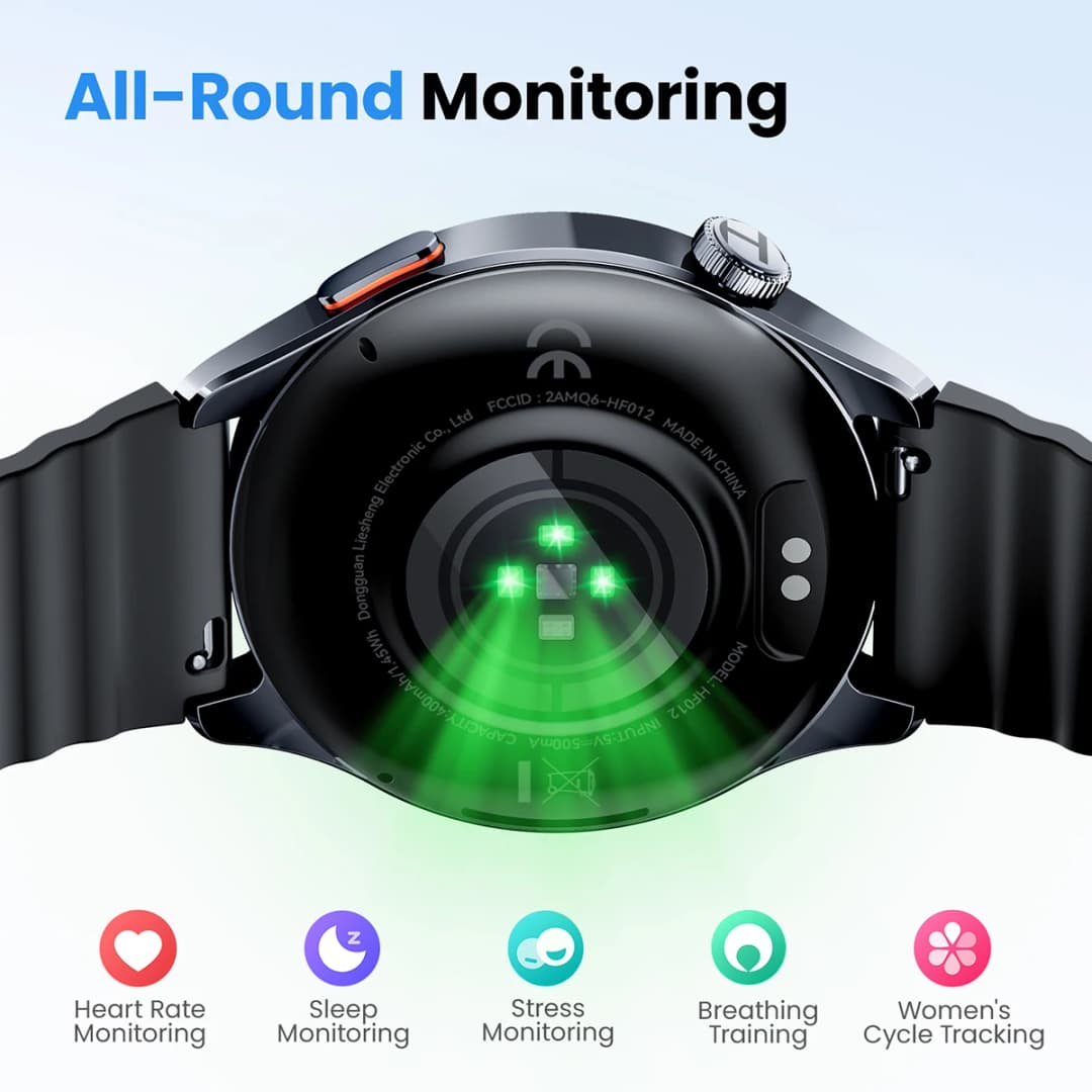 HAYLOU Watch 4S GPS Smartwatch 1.43” HD AMOLED Display 5 Satellite GPS Positioning 120+ Workout Modes Sport Fitness Smart Watch - 4